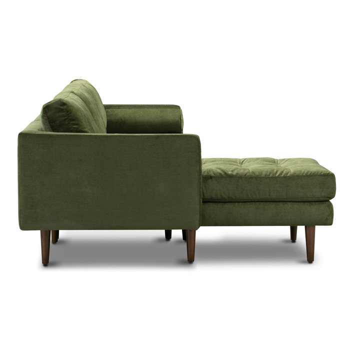 Steelside™ Bismarck Upholstered Sectional & Reviews Wayfair